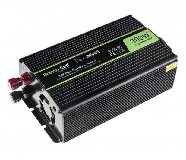 Green Cell Przetwornica napięcia 12V na 230V 300W/600W - 548214 - zdjęcie 2